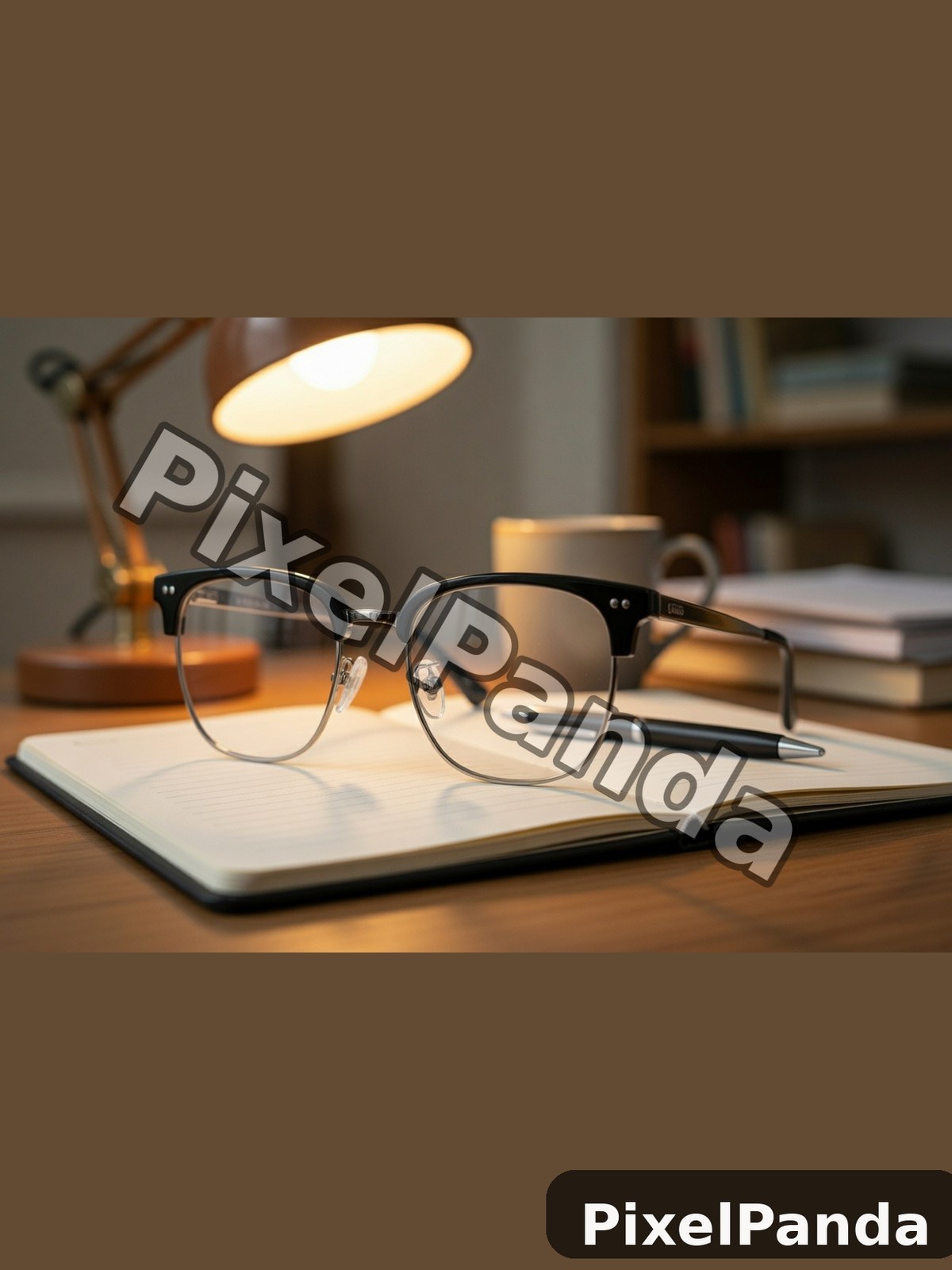 Desk Work Close-Up — Made with PixelPanda