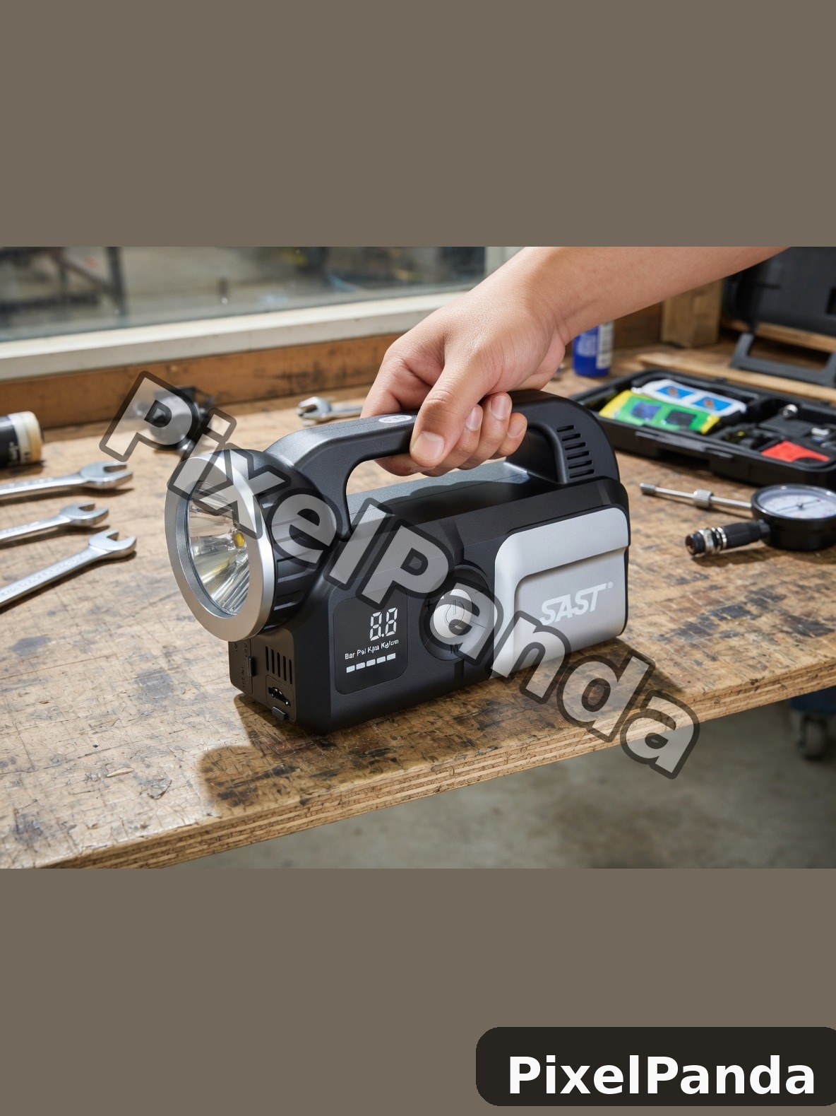 Garage Workbench — Made with PixelPanda