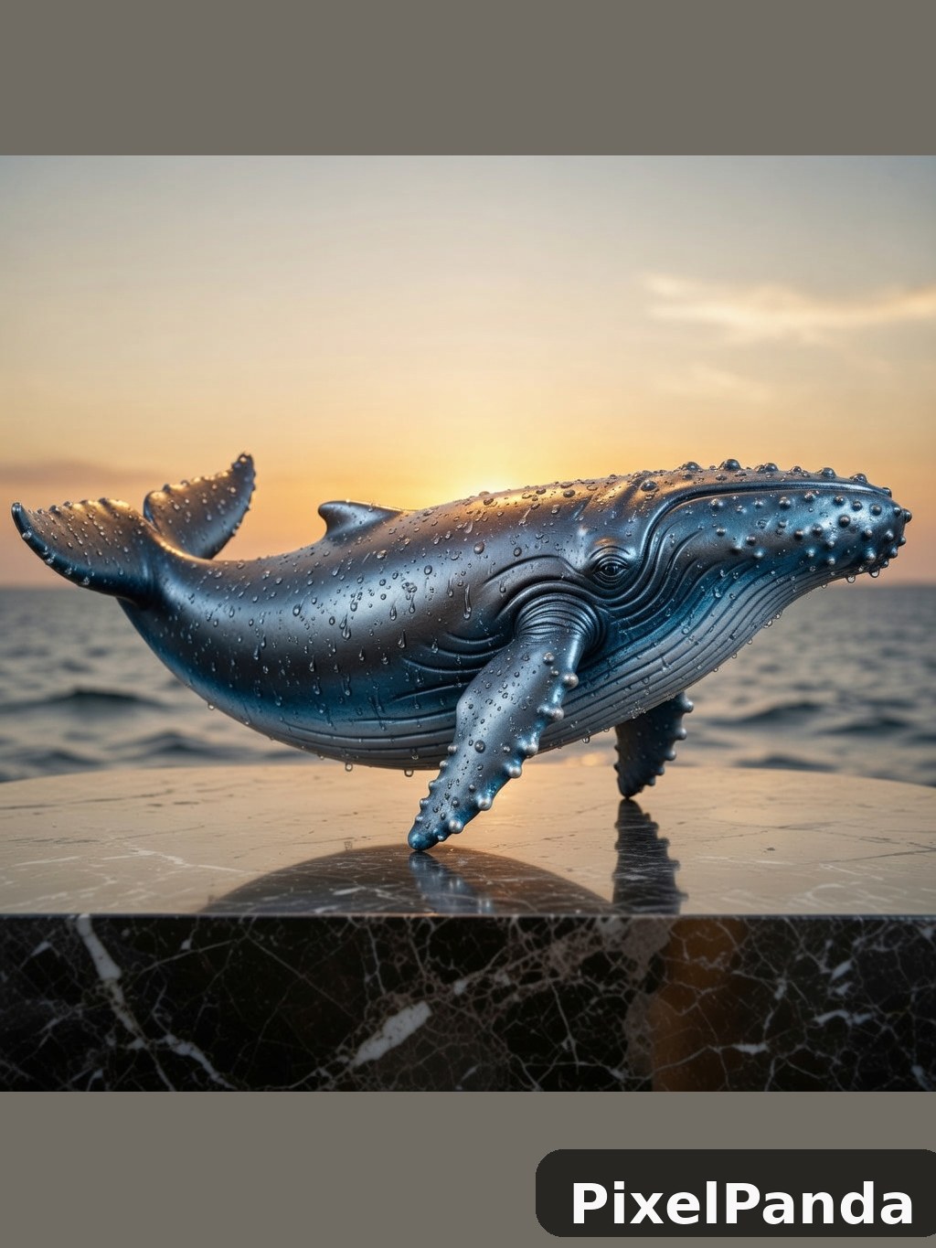 Whale Breach Drama — Made with PixelPanda