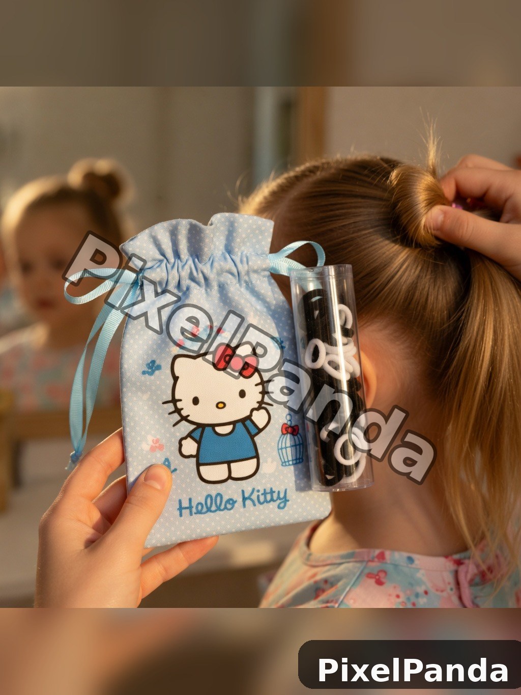 Hair Styling Moment — Made with PixelPanda