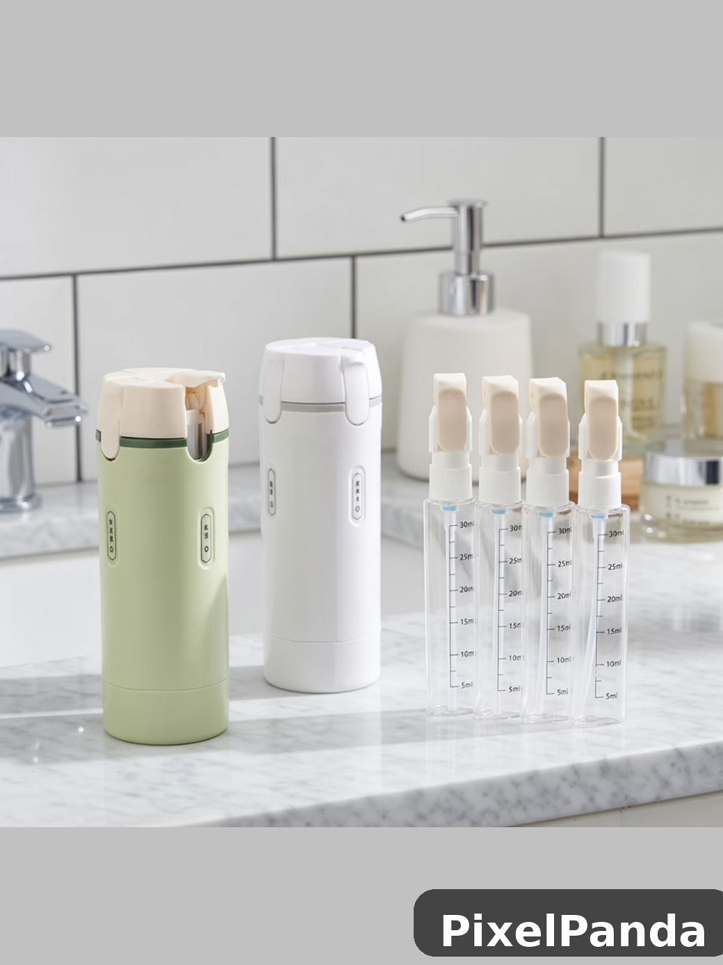Bathroom Counter Styling — Made with PixelPanda