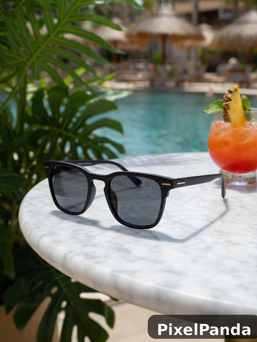 Poolside Luxury — Made with PixelPanda