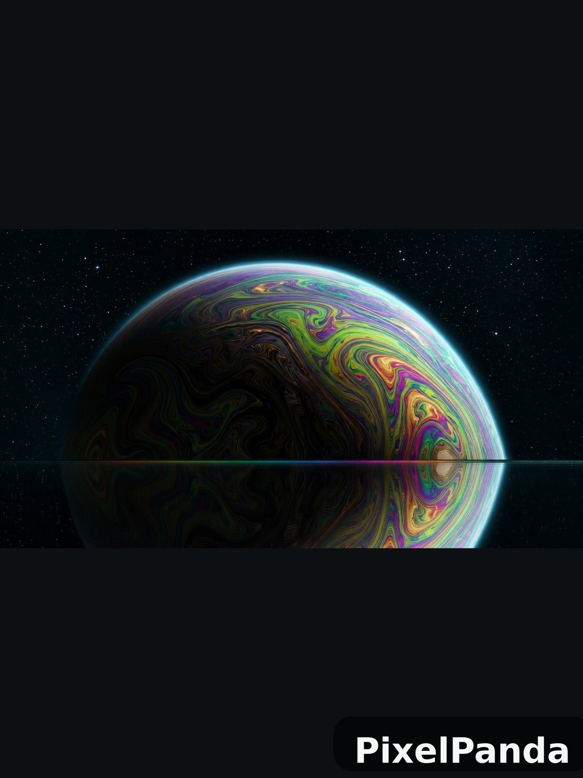 Galaxy Reflection — Made with PixelPanda