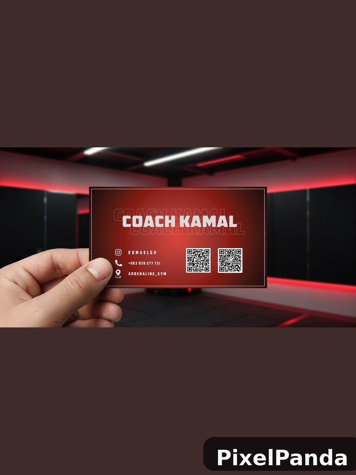 Gym Wall Display — Made with PixelPanda