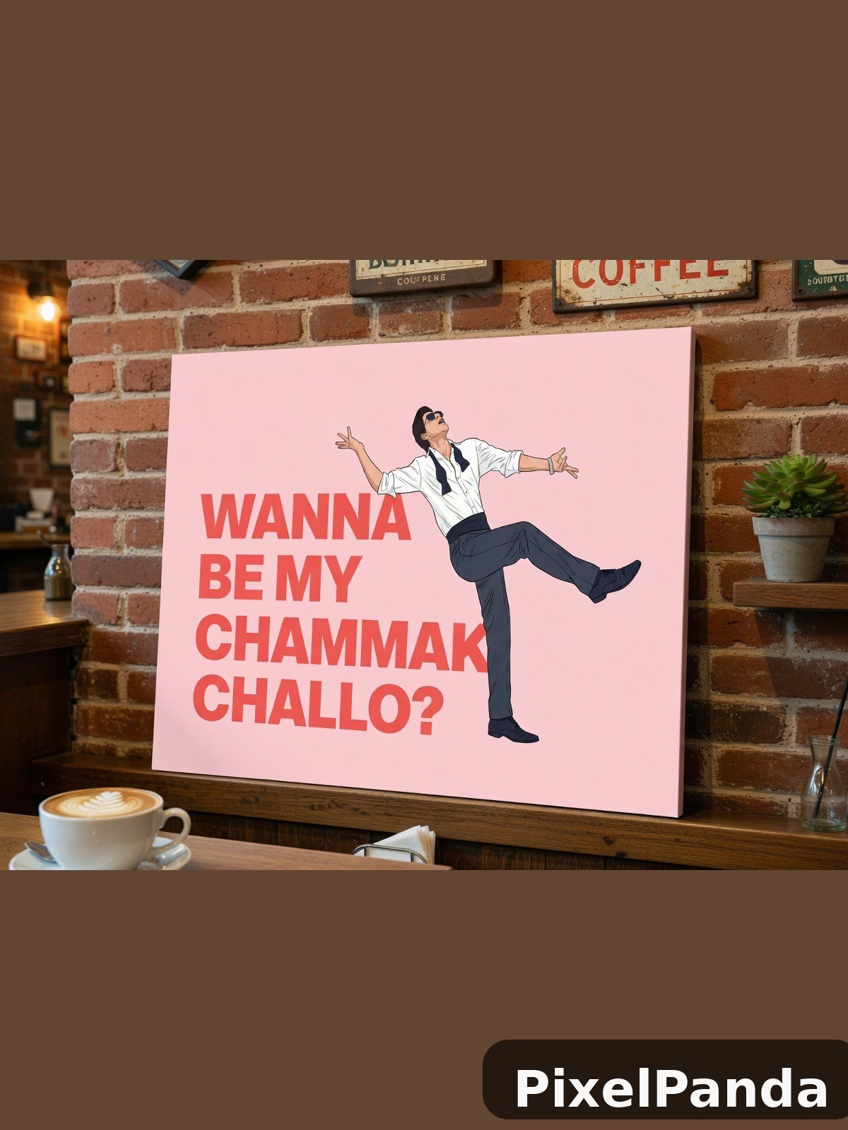 Coffee Shop Display — Made with PixelPanda