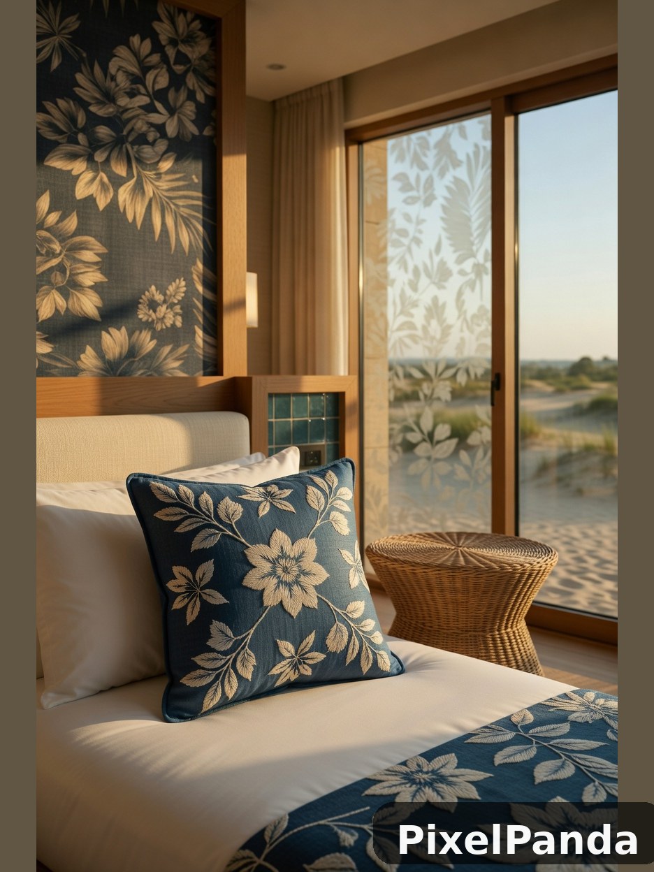 Coastal Bedroom Showcase — Made with PixelPanda