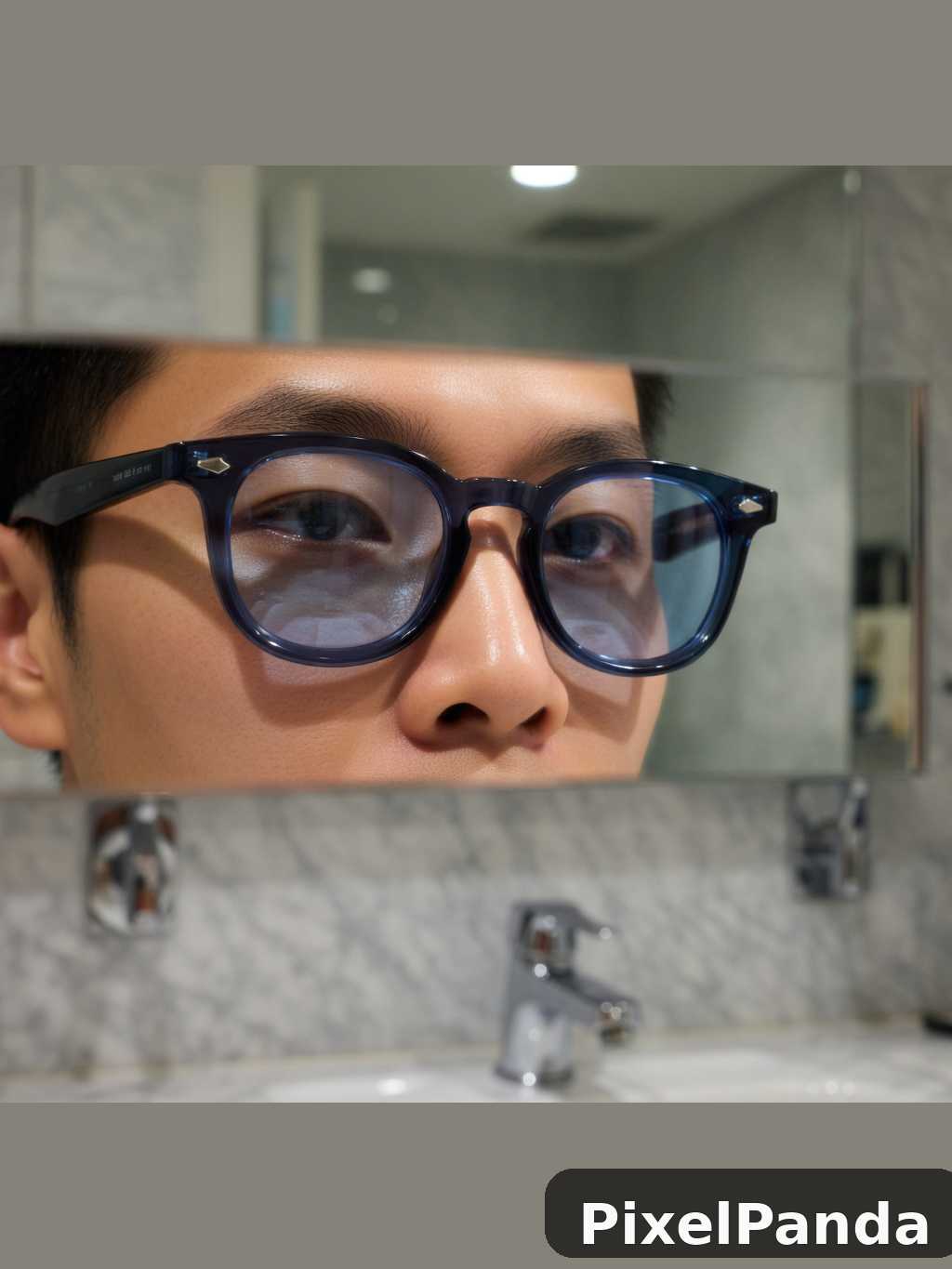 Mirror Reflection Selfie — Made with PixelPanda