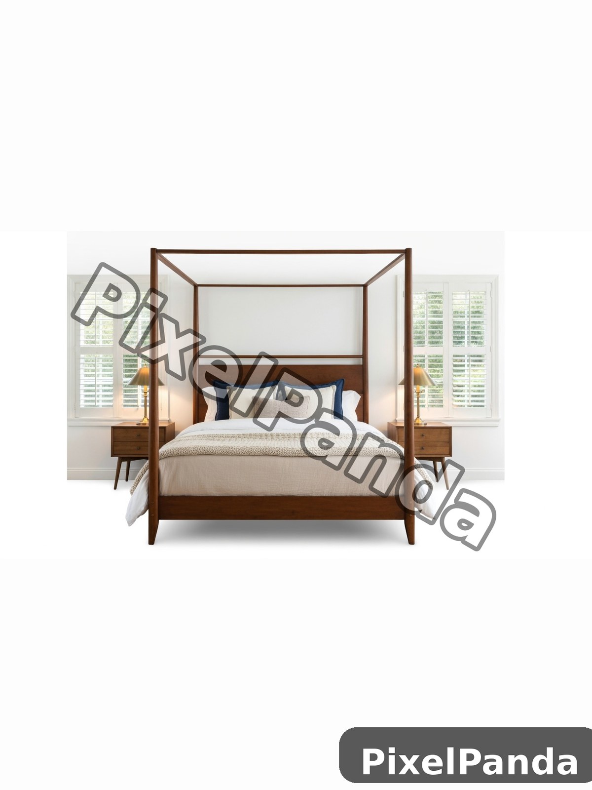 Bedroom Styling Vignette — Made with PixelPanda