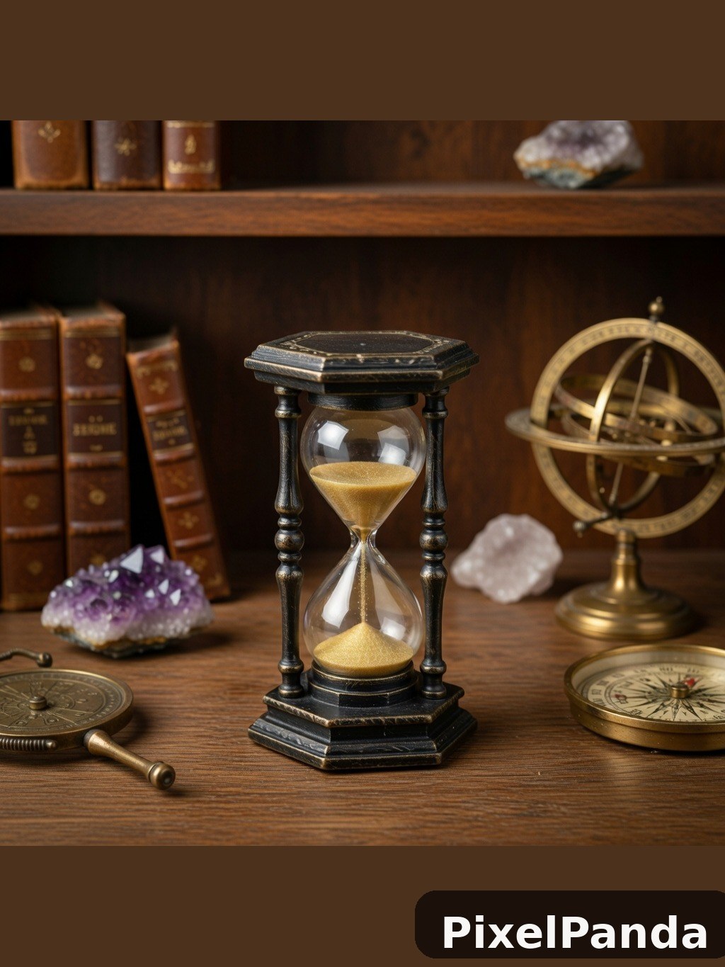 Antique Shelf Display — Made with PixelPanda