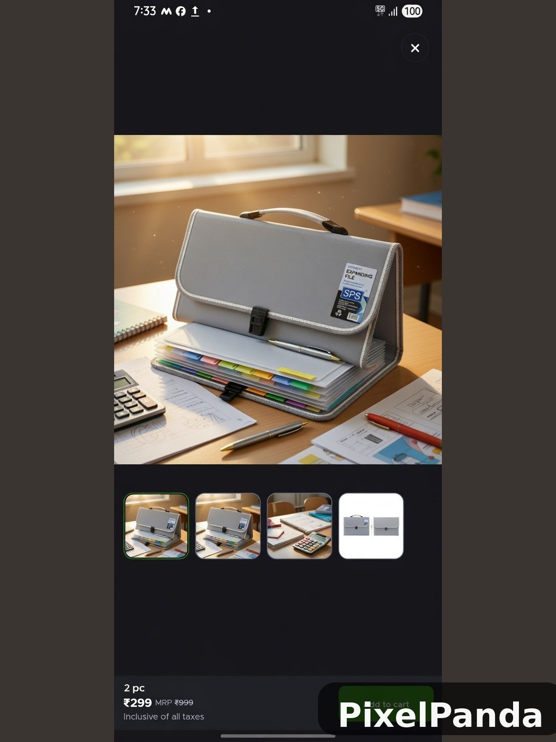 Student Workspace — Made with PixelPanda