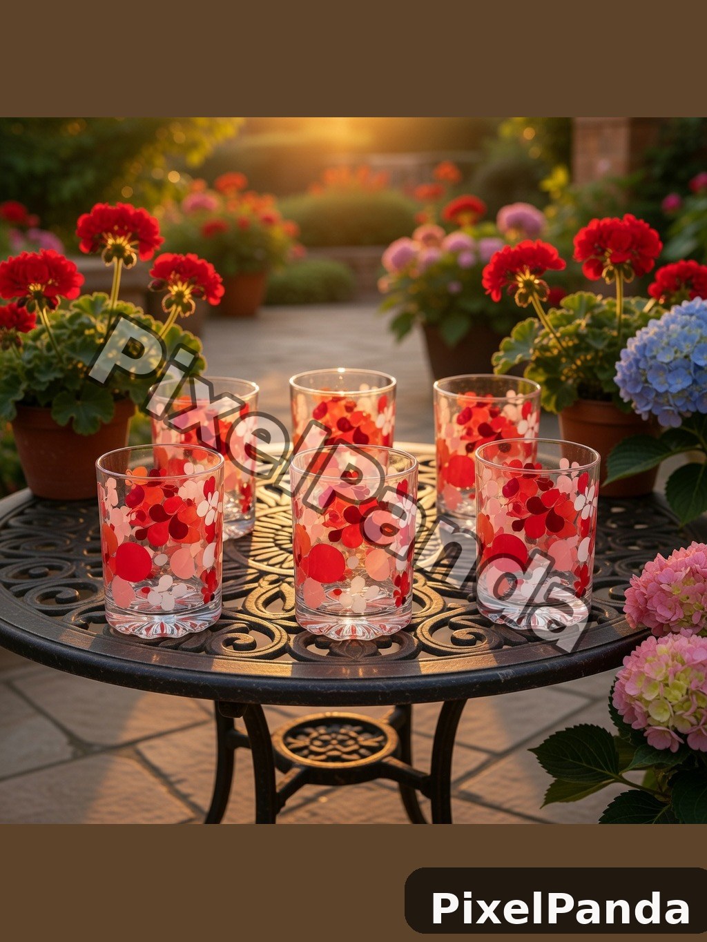 Garden Patio Setting — Made with PixelPanda