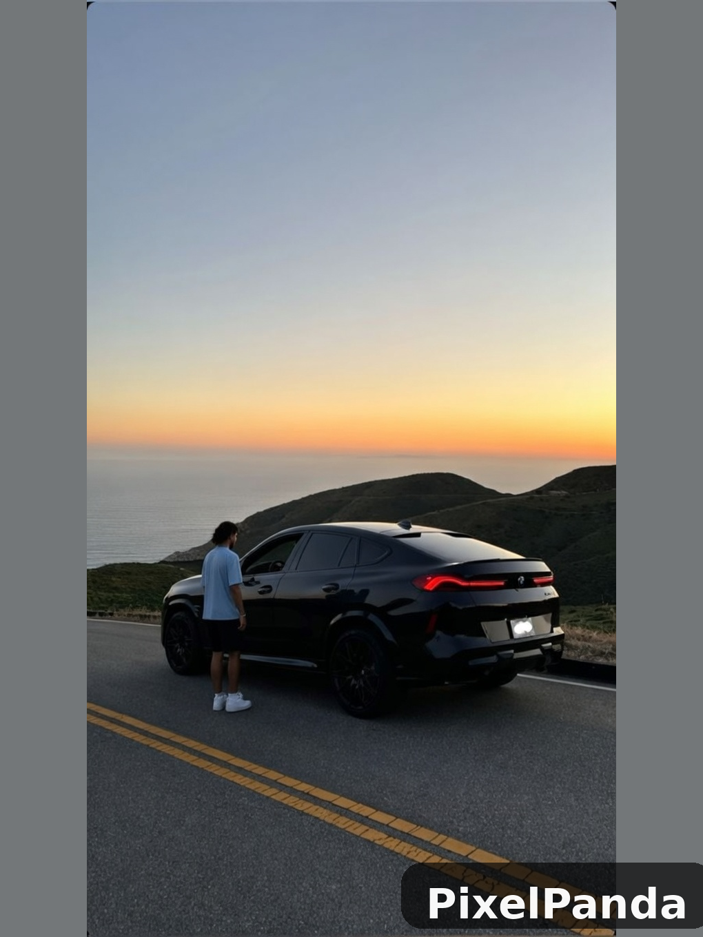 Coastal Sunset Drive — Made with PixelPanda
