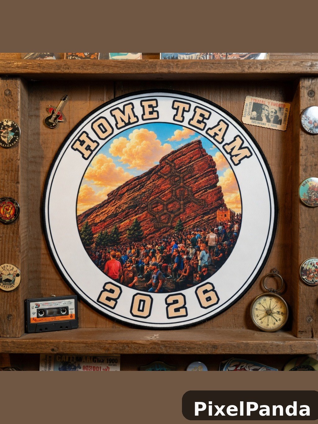 Vintage Collector's Display — Made with PixelPanda