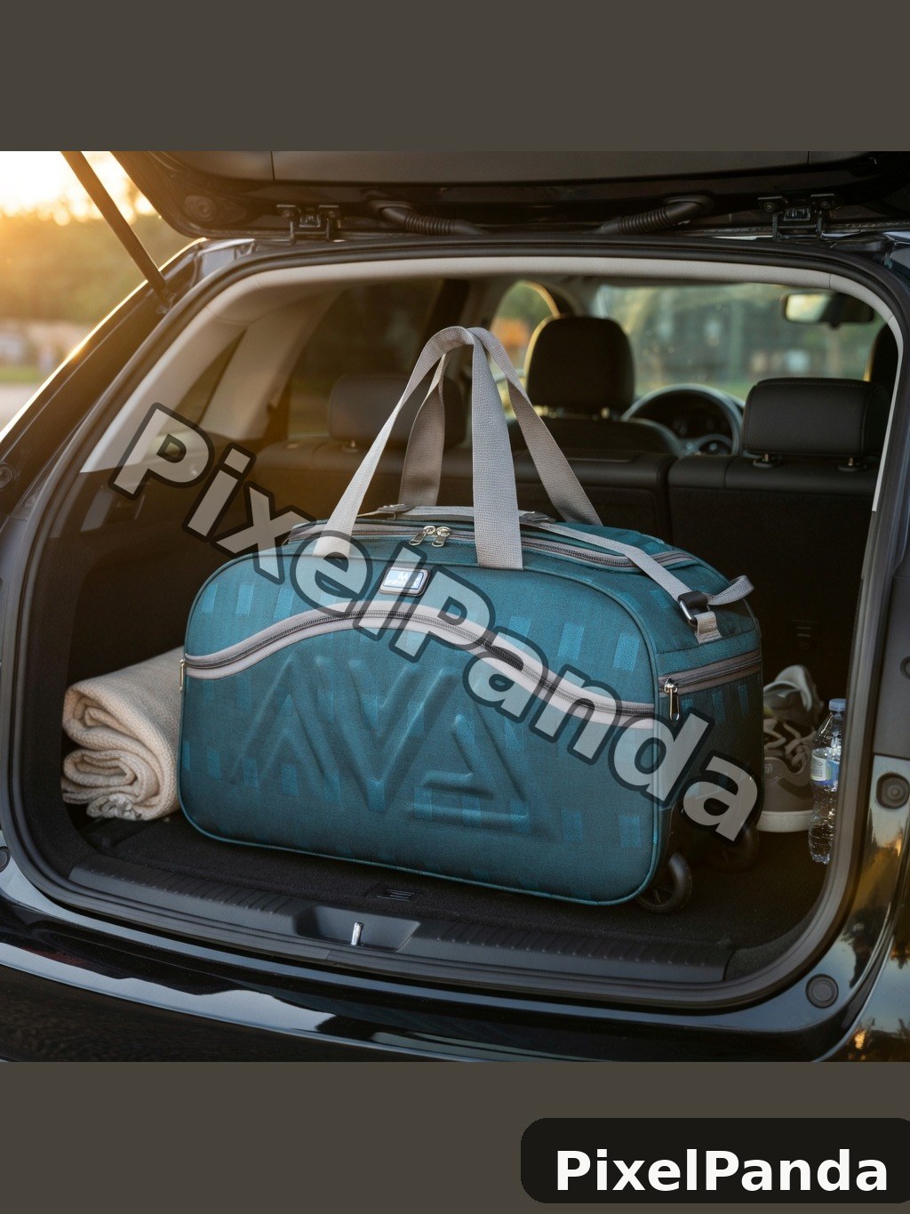 Car Trunk Packing — Made with PixelPanda