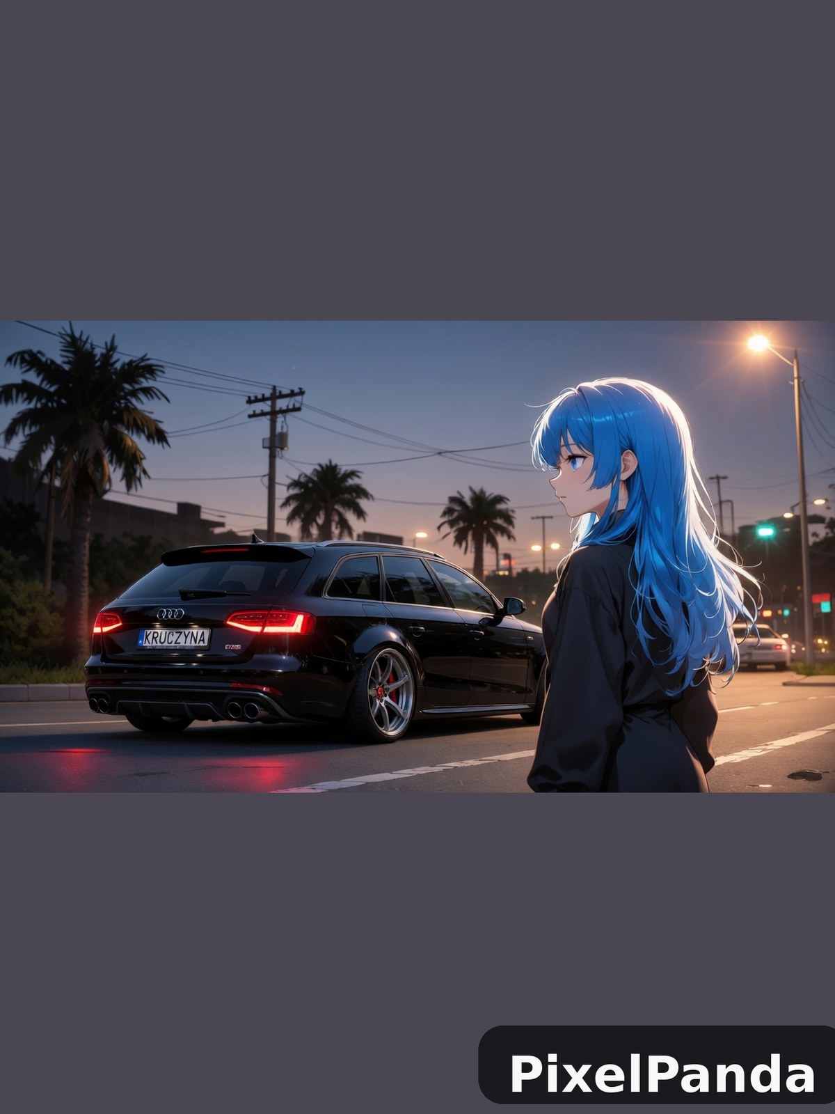 Night Street Hero — Made with PixelPanda