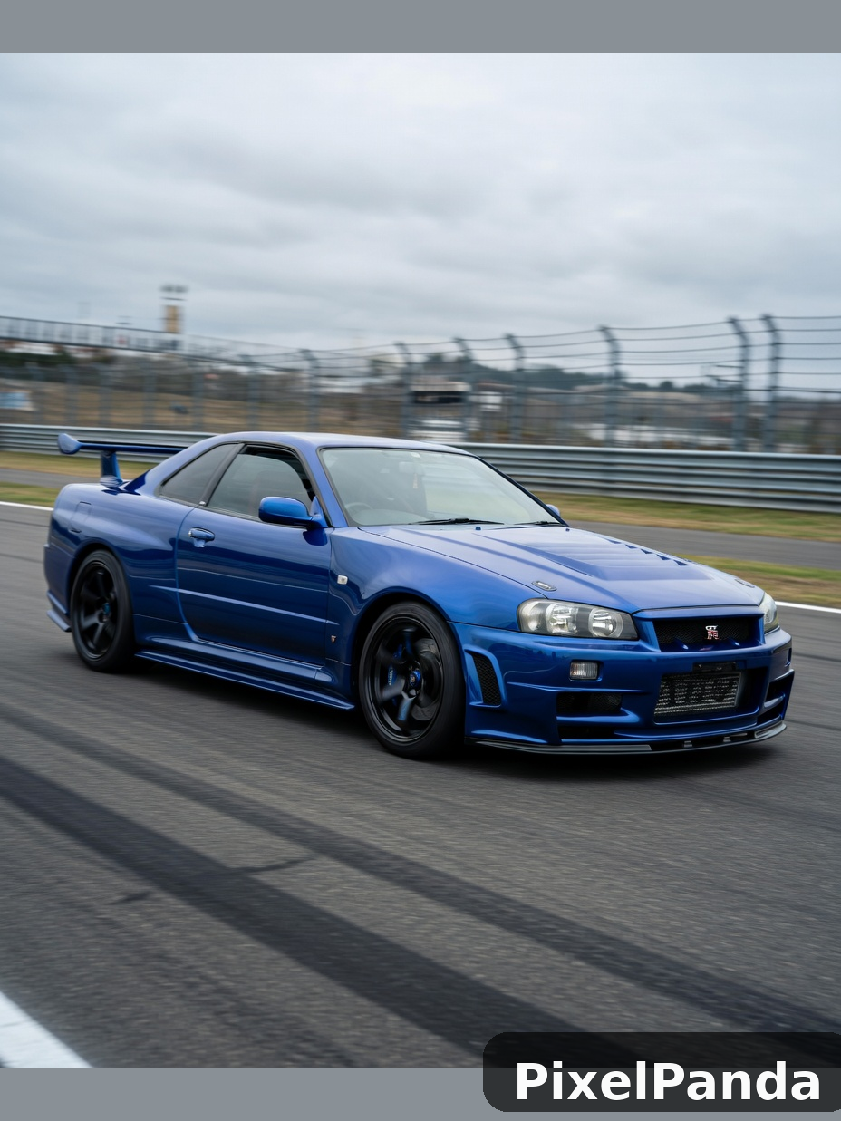 Track Day Action — Made with PixelPanda