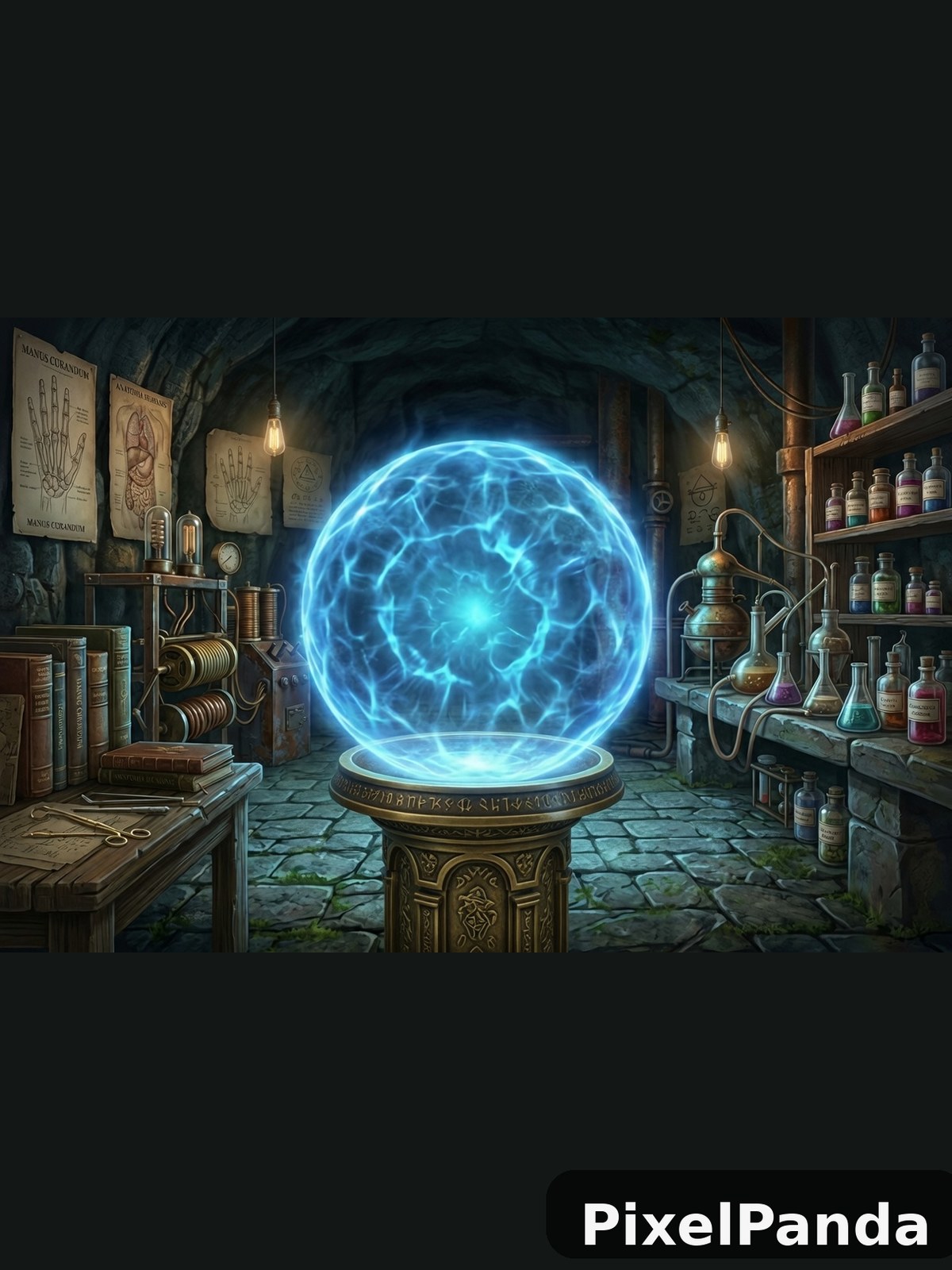 Library Meditation — Made with PixelPanda