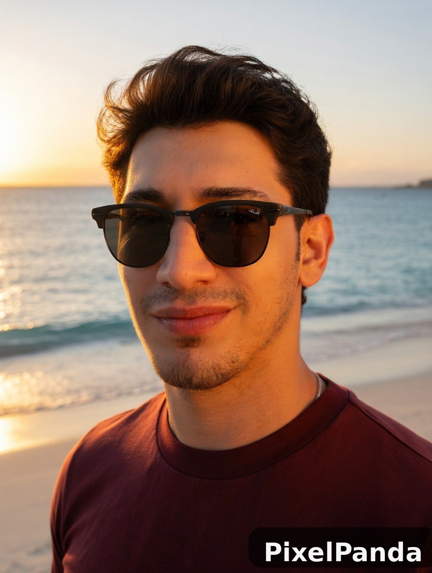Beach Lifestyle Hero — Made with PixelPanda