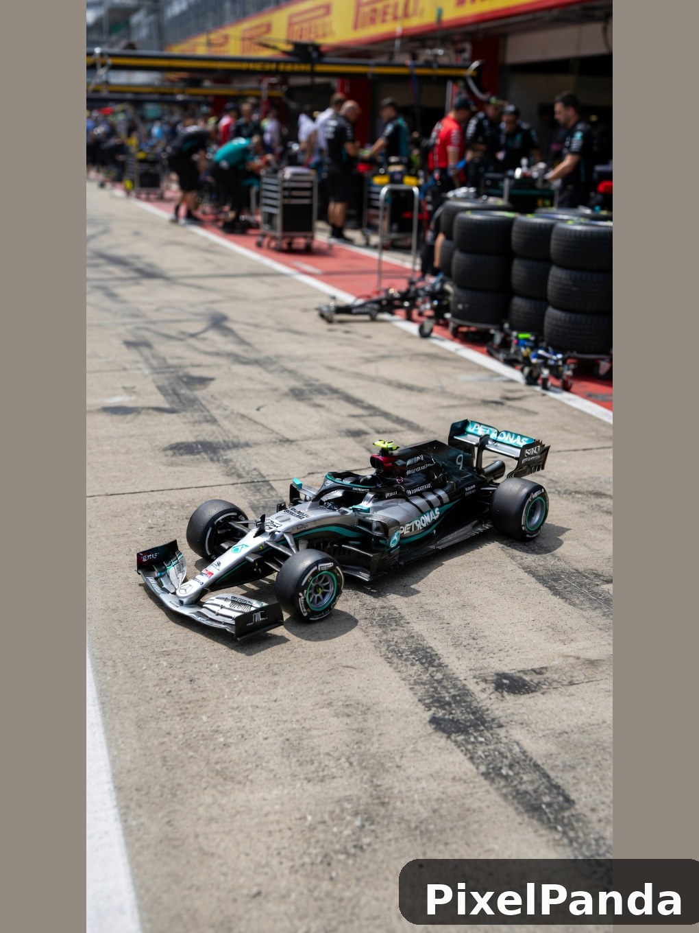 Pit Lane Action — Made with PixelPanda