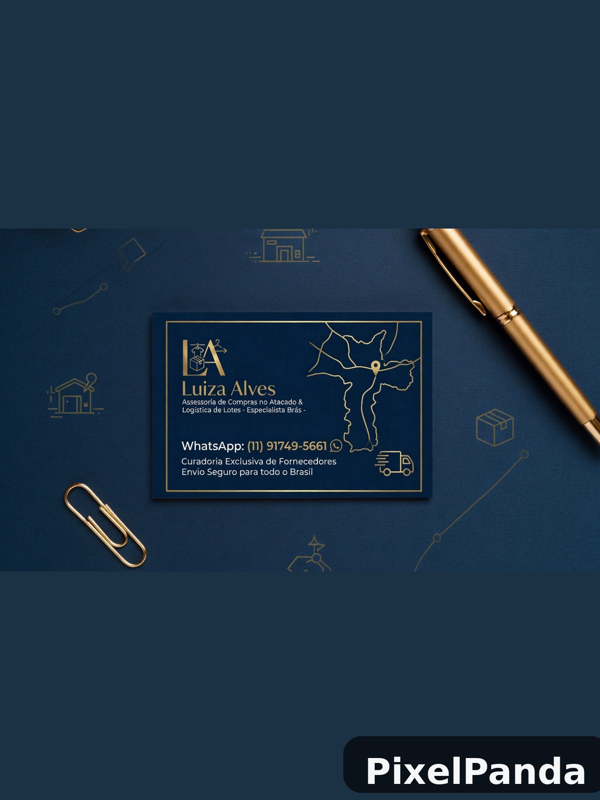 Flat Lay Branding — Made with PixelPanda