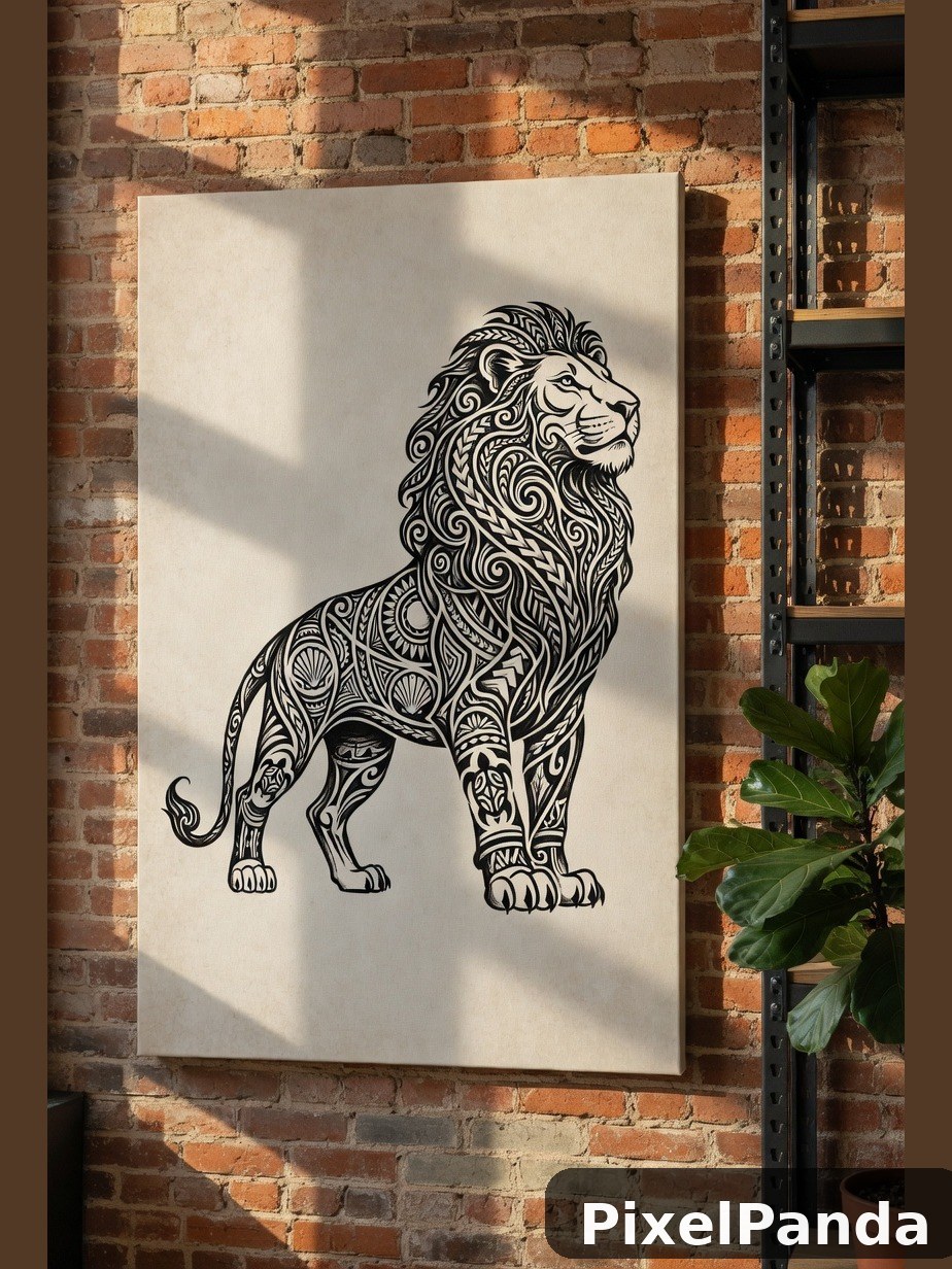Modern Loft Wall Art — Made with PixelPanda