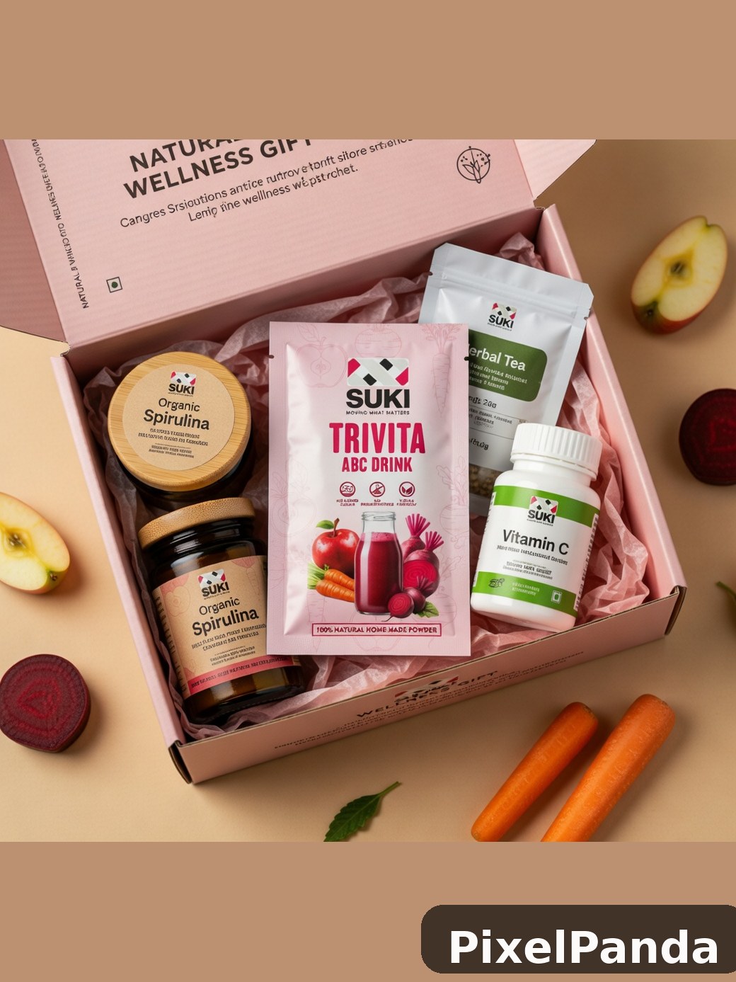 Wellness Gifting Display — Made with PixelPanda