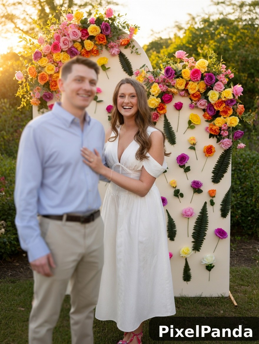 Engagement Session Backdrop — Made with PixelPanda