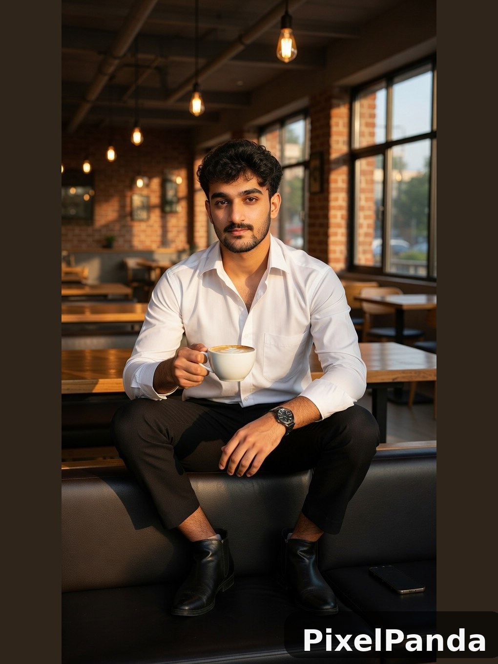 Coffee Shop Casual — Made with PixelPanda