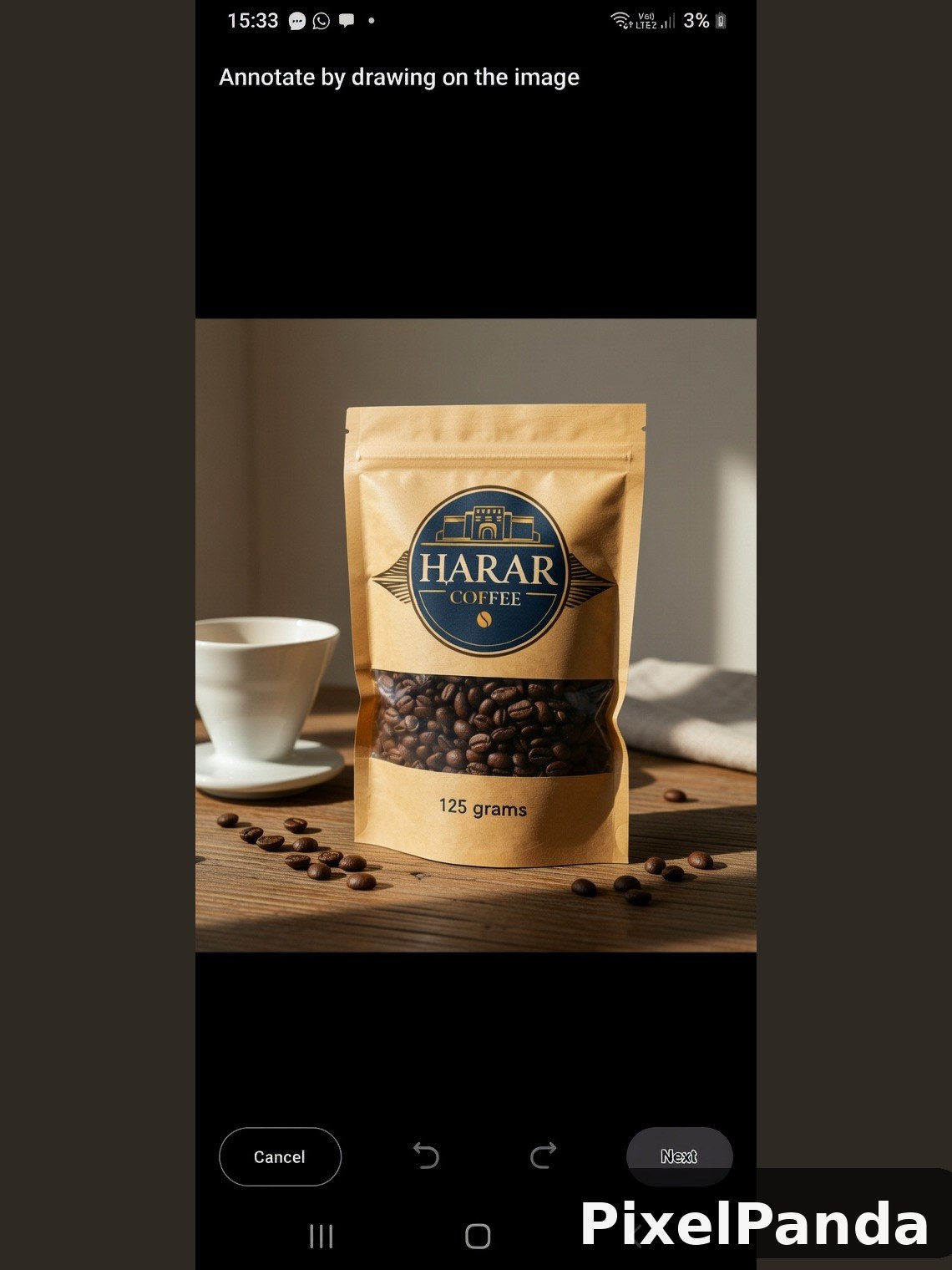 Morning Coffee Ritual — Made with PixelPanda