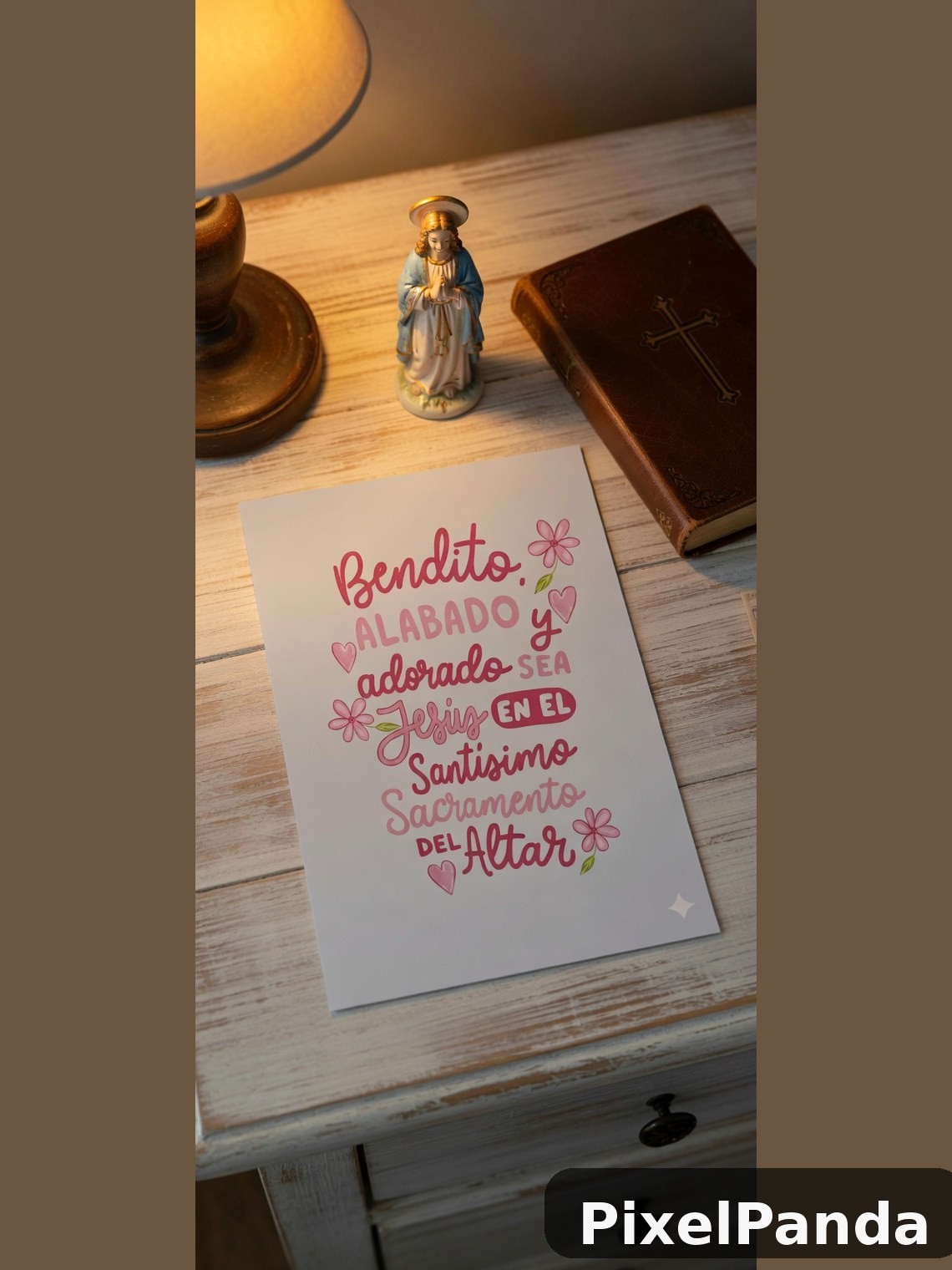 Nightstand Blessing — Made with PixelPanda