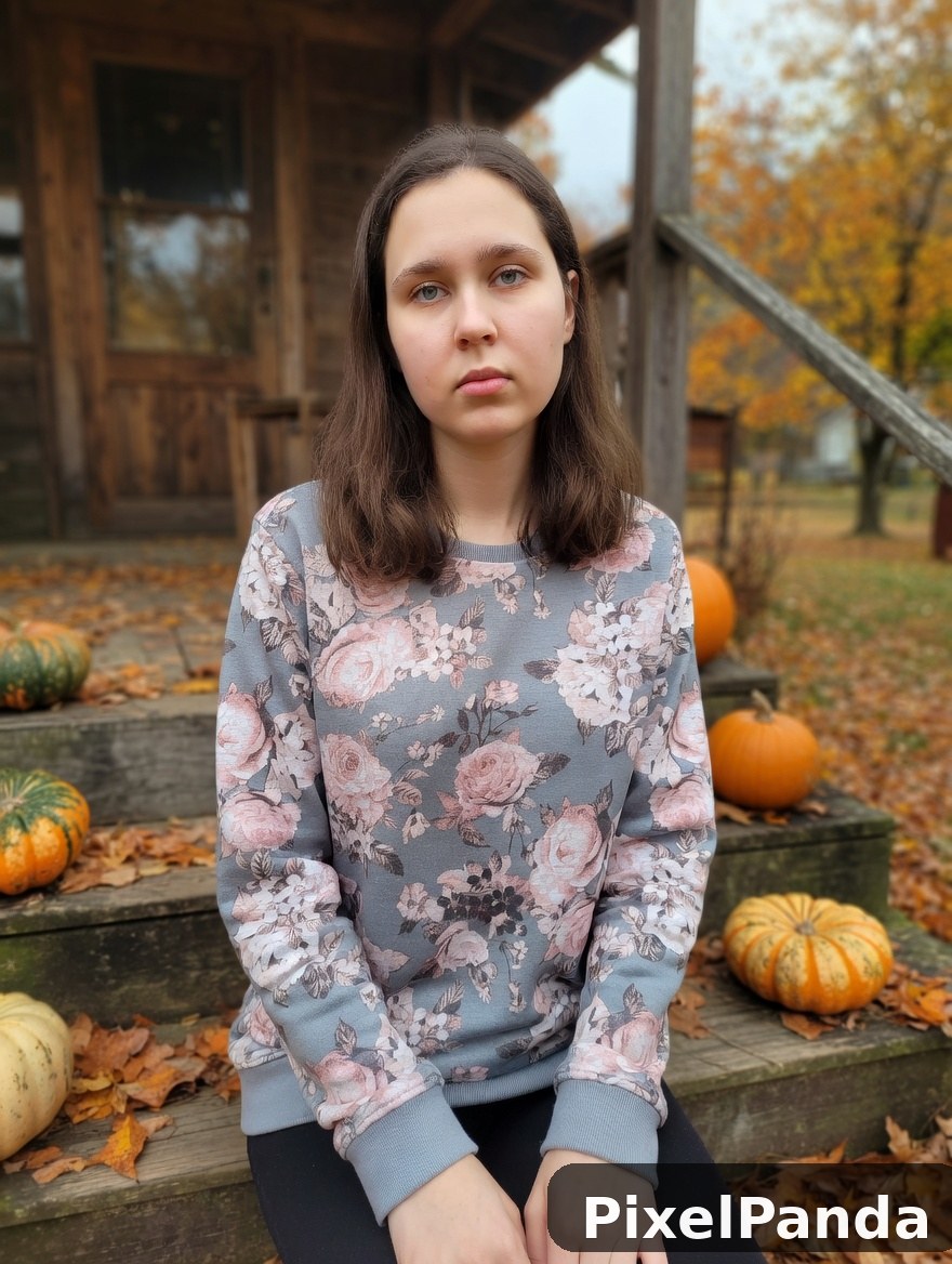 Autumn Porch Scene — Made with PixelPanda