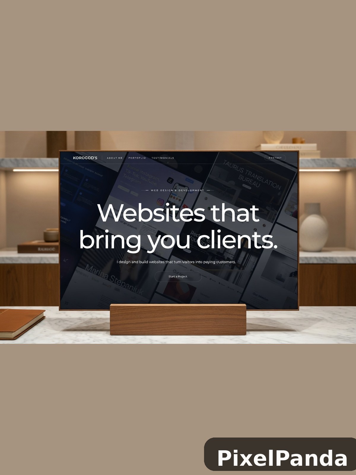 Boutique Display — Made with PixelPanda