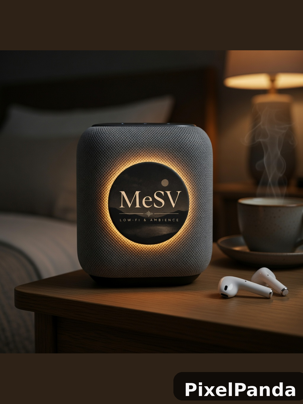 Nighttime Listening — Made with PixelPanda