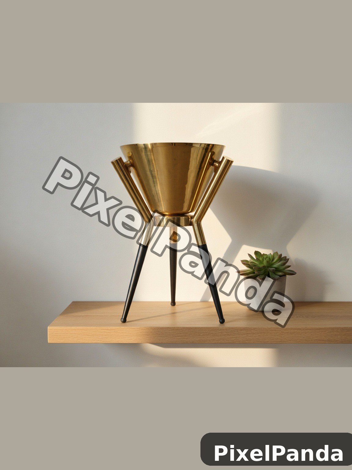 Minimalist Shelf Display — Made with PixelPanda
