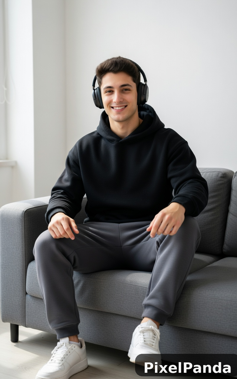 Casual Athleisure Outfit — Made with PixelPanda