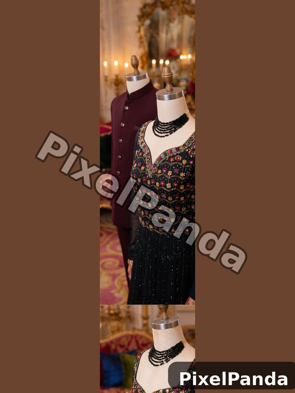 Evening Gala Look — Made with PixelPanda