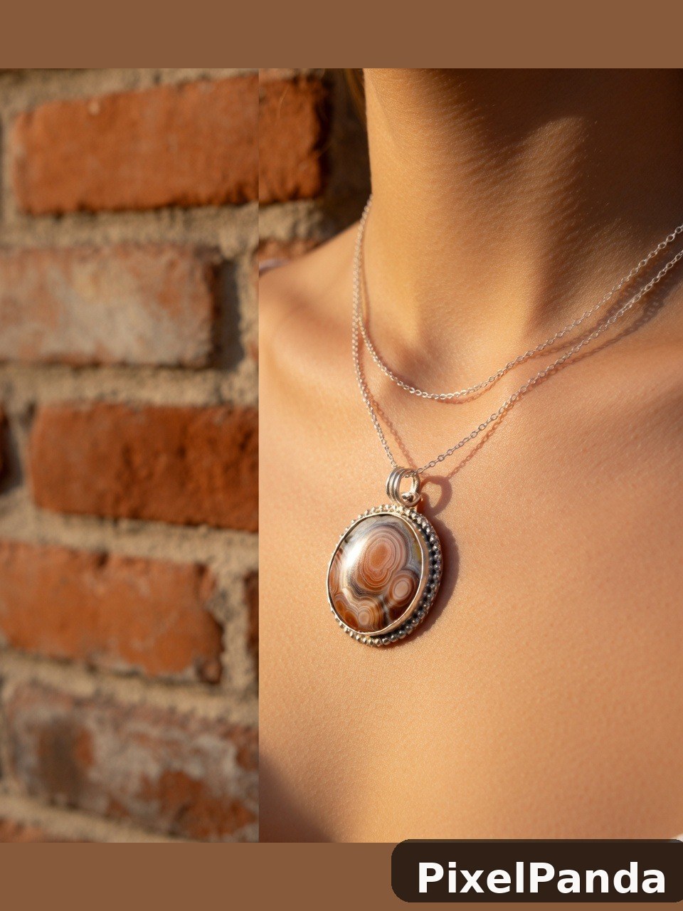 Layered Necklace Moment — Made with PixelPanda