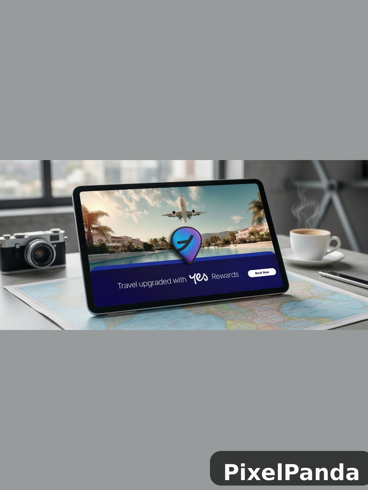Travel Planning Workspace — Made with PixelPanda