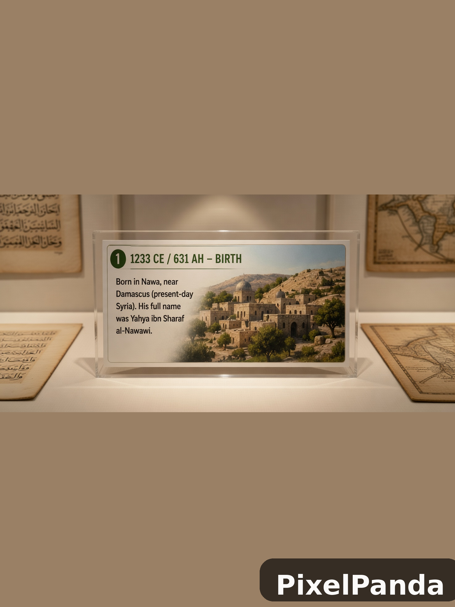 Museum Display — Made with PixelPanda