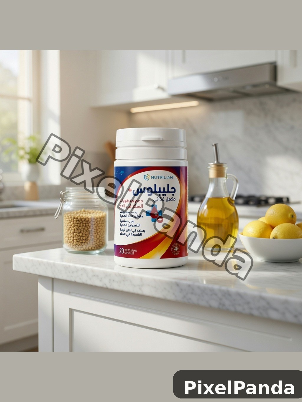 Kitchen Health Shelf — Made with PixelPanda