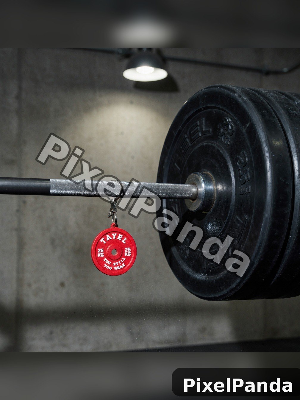 Loaded Barbell — Made with PixelPanda