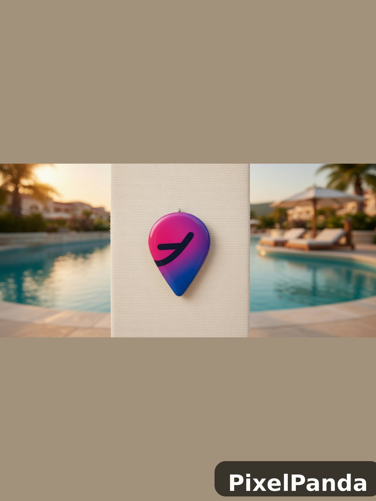 Beachside Sunset — Made with PixelPanda