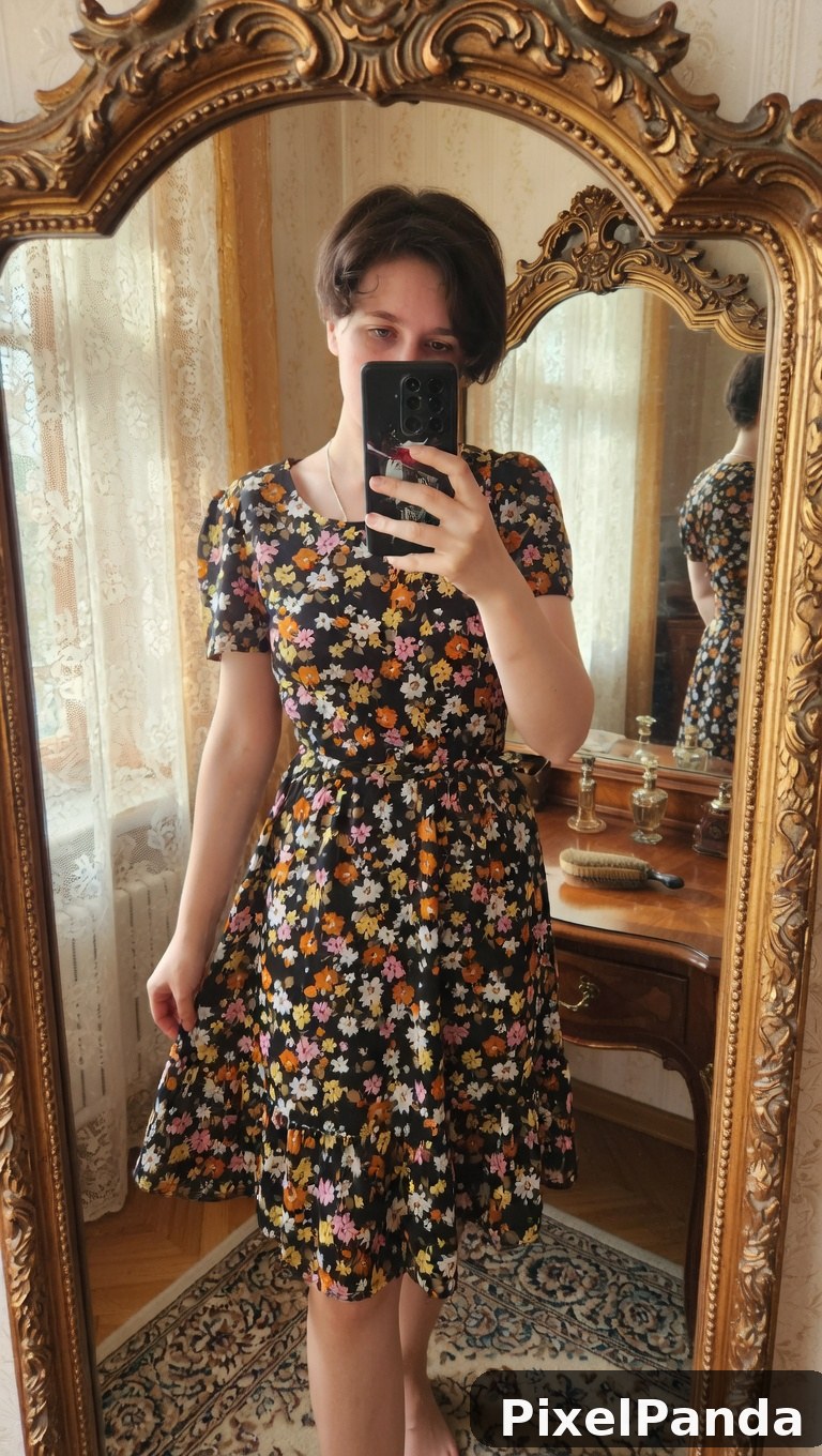 Bedroom Mirror Moment — Made with PixelPanda