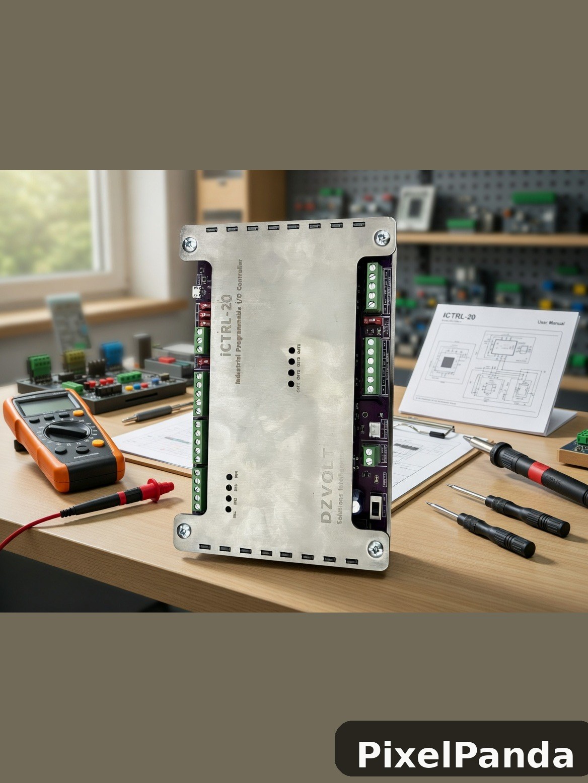 Engineer Workspace — Made with PixelPanda