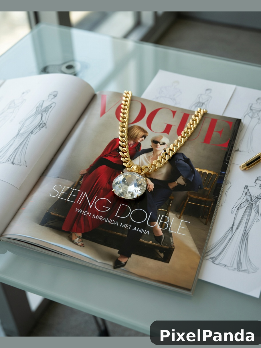 Fashion Editor's Desk — Made with PixelPanda