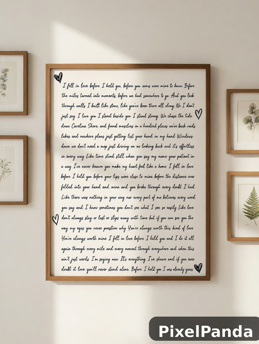 Gallery Wall Feature — Made with PixelPanda