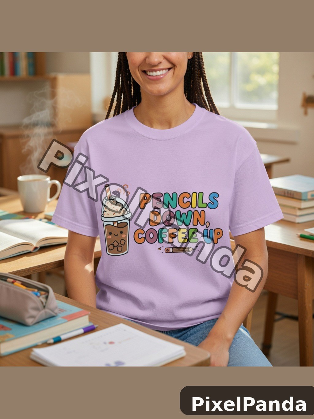 Casual Desk Moment — Made with PixelPanda