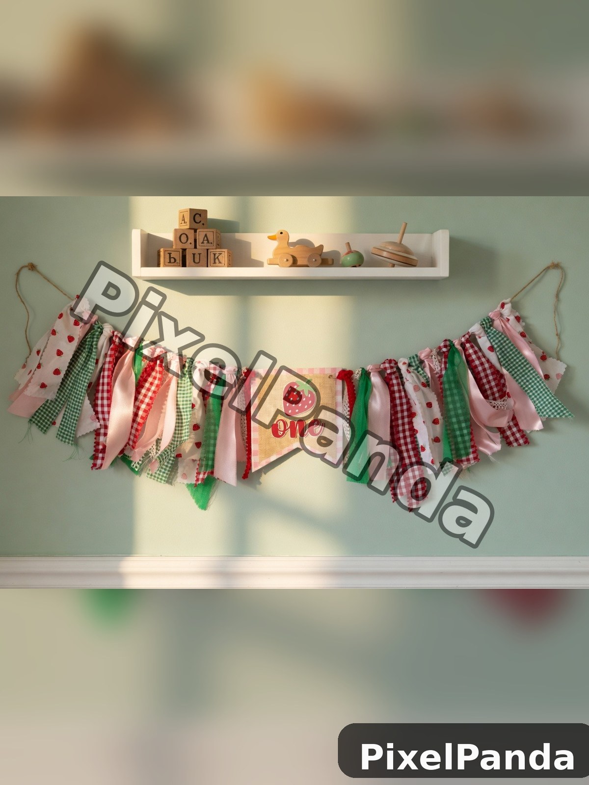 Decorated Nursery Wall