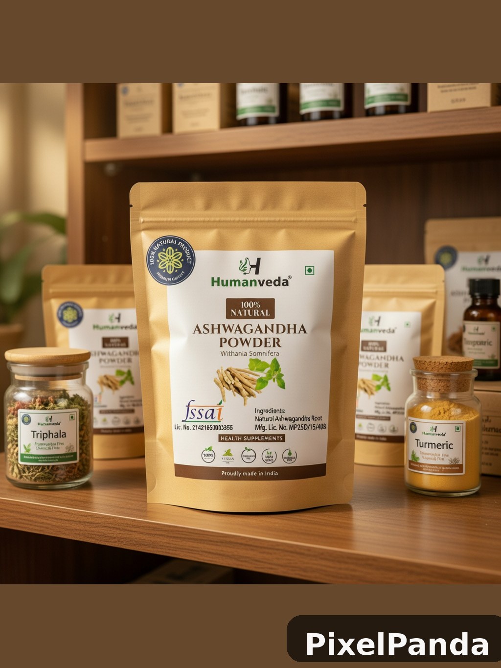 Wellness Cabinet Display — Made with PixelPanda