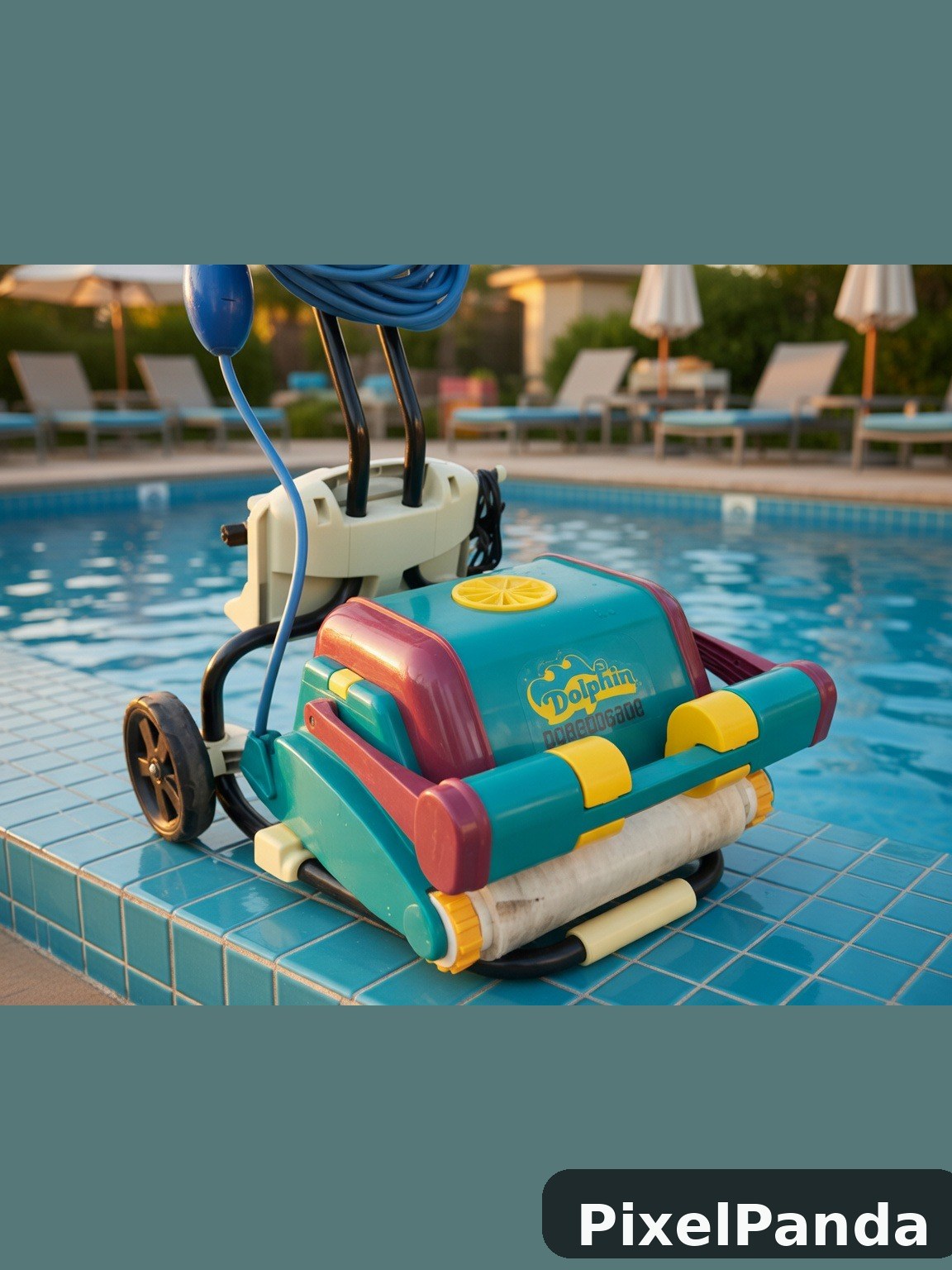 Pool Party Setup — Made with PixelPanda